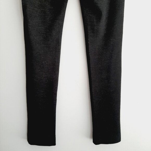 THEORY Taye K Jackson Comfy Stretch Skinny Trousers Dress Pants Gray Sz 10 - Picture 14 of 16